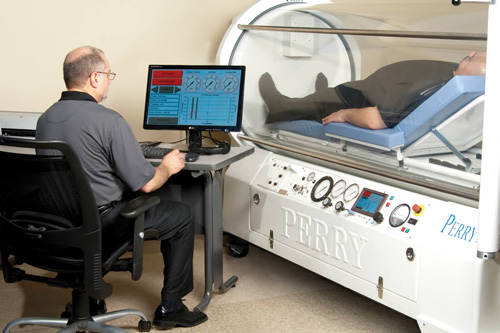 Perry Baromedical - Cámara hiperbárica Sigma Elite Monoplaza controlado por computadora.